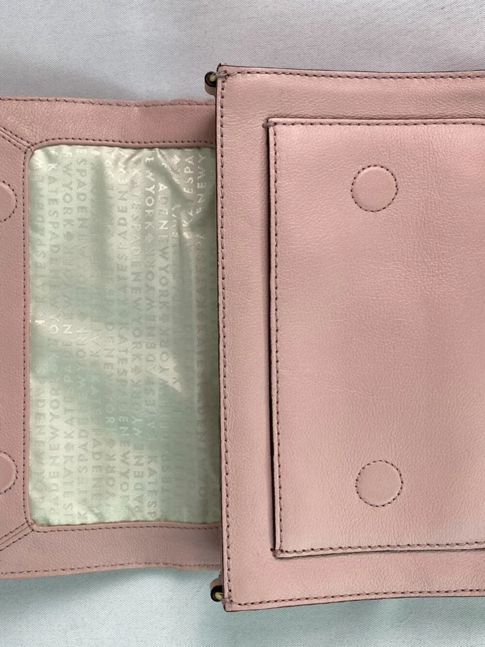 Kate Spade Allen Street Neil Crossbody Blush Leather Buckle Bag 🌸 Blythe